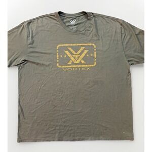 Vortex‎ Optics Trigger Press Short Sleeve T-Shirt Mens 3XL Olive Army Green